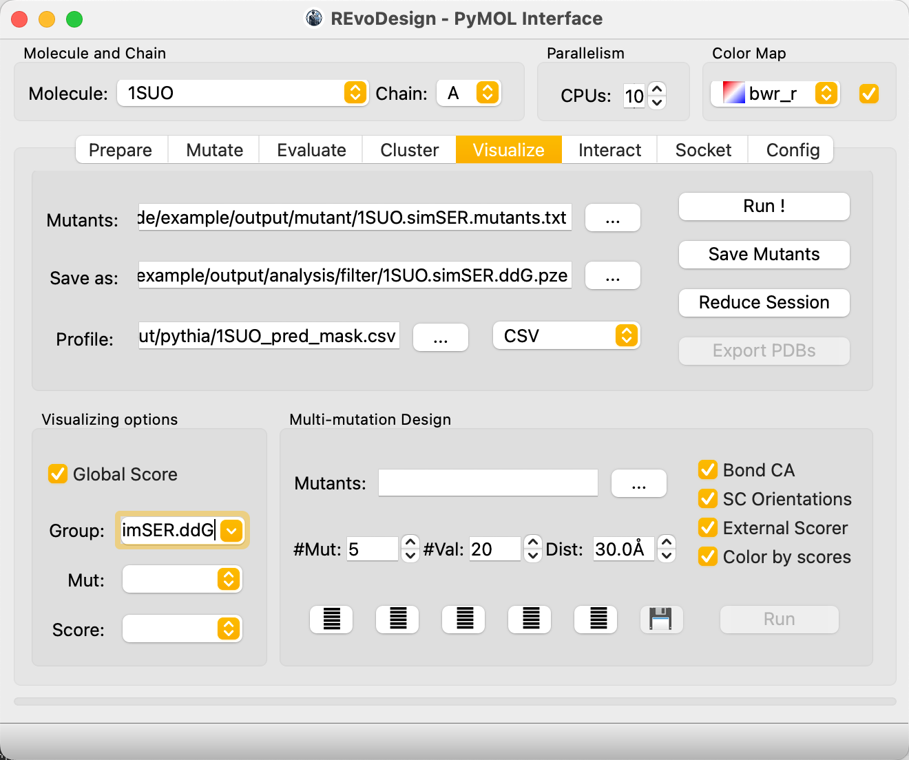 Cross-screening setup