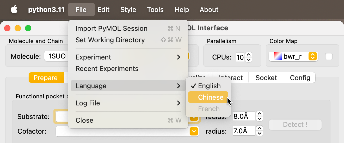 Language switcher