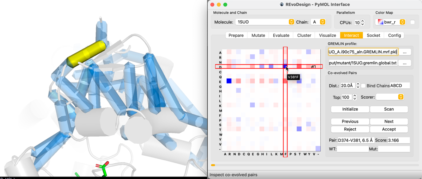 Real-time co-evolution analysis