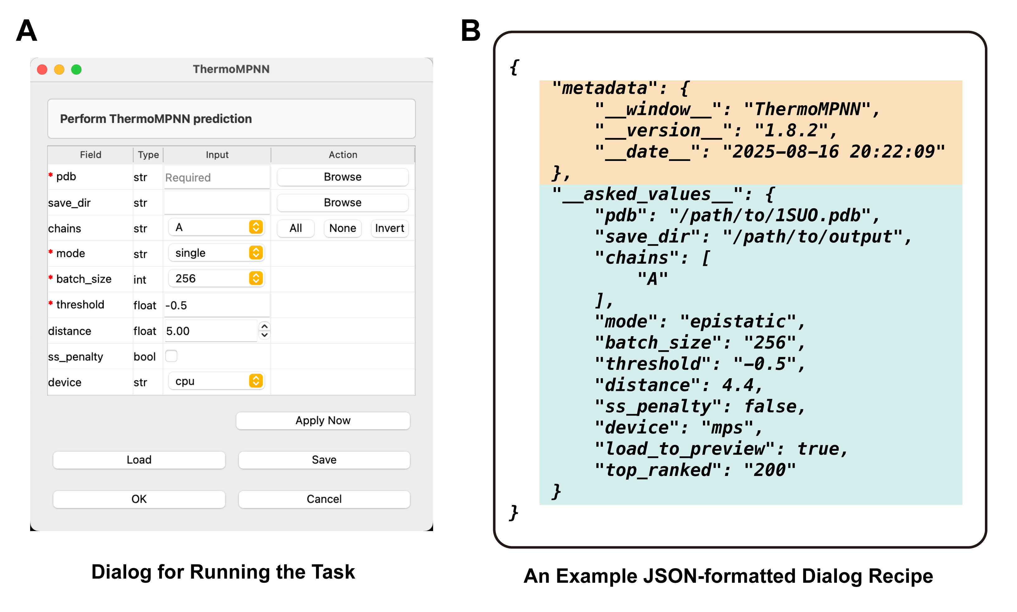 Recipe — YAML and JSON config files